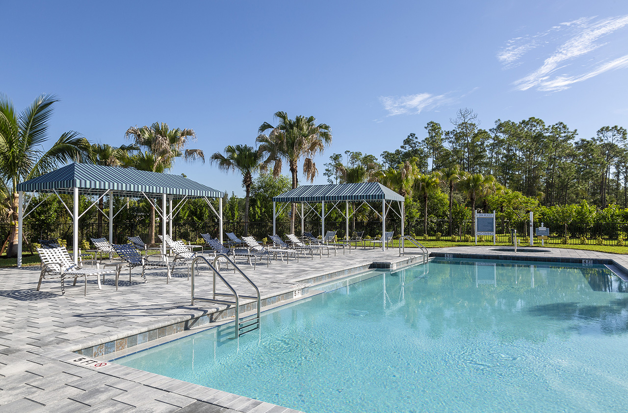 The Pool is Now Open! - Naples Premier Luxury Twin Villa Homes